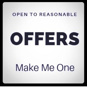 Send reasonable offers